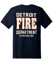 Detroit Fire Dept Firefighter Tshirt