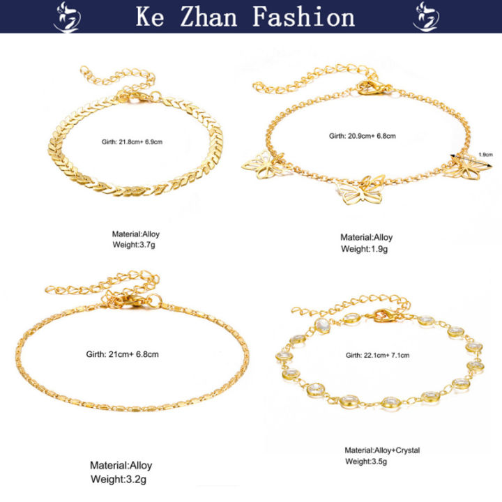 ke-zhan-ย้อนยุคสำหรับผู้หญิง4ชิ้น-ankleke-zhan-seke-zhan-กลวงที่สร้างสรรค์-ouke-zhan-butterflke-zhan-ฝังเพชร-ankleke-zhan-jewelrke-zhan-สำหรับเป็นของขวัญ