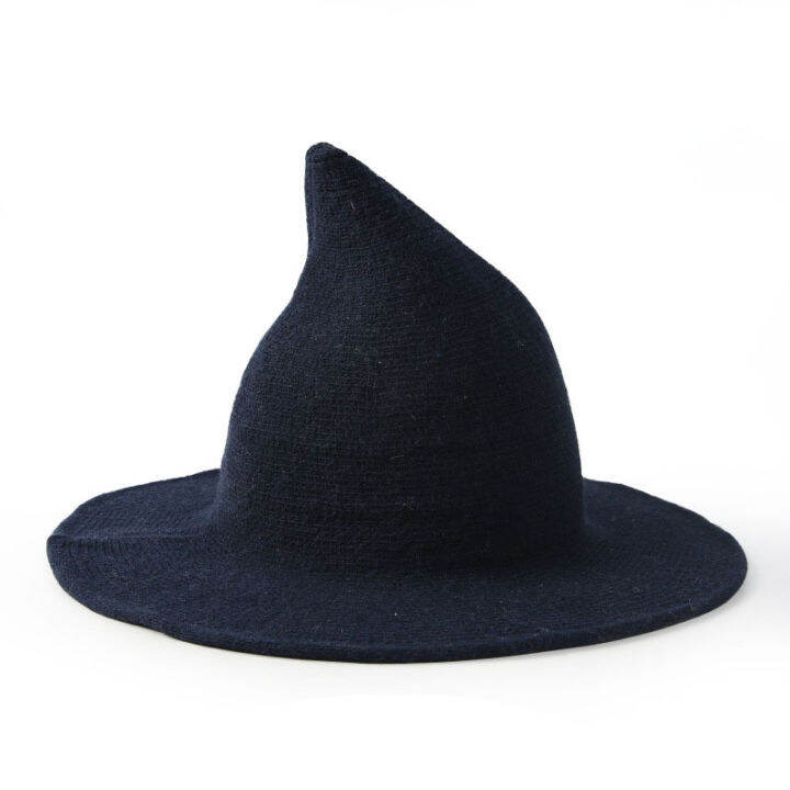 autumn-winter-women-hats-hot-popular-halloween-hat-witch-hat-magician-witch-hat-wool-wizard-hat-ac2109