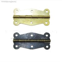 ☁▫▲ 6Pcs 180 Degrees Antique Hinge Lace Hinge Long Hinge Wooden Box Hinge Strip Hinge Packing Box Accessories 51x24