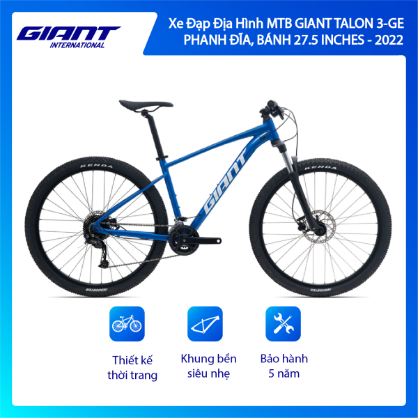 Xe đạp thể thao địa hình MTB Giant TALON 3-GE – Phanh Đĩa, Bánh 27.5 inches