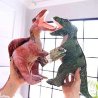 (HOT) ตุ๊กตาไดโนเสาร์จำลอง Jurassic Tyrannosaurus เตโกซอรัสเตโกซอรัส Triceratops ของเล่นตุ๊กตา chiosaurus ของขวัญวันเด็ก