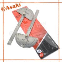 (Promotion+++) Protractor ฉากวัดองศาสแตนเลส ไม้บรรทัดวัดองศา โปรแทรกเตอร์ครึ่งวงกลม อุปกรณ์วัดองศาฉาก 6"/150mm. ราคาถูก เครื่อง วัด ความชื้น เครื่อง วัด ค่า ph เครื่อง วัด ระยะ เลเซอร์ เครื่อง วัด เสียง