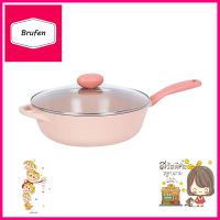 กระทะลึกพร้อมฝา 30 ซม. NEOFLAM SHERBETDEEP FRYING PAN WITH LID NEOFLAM SHERBET 30CM **ขายดีที่สุด**