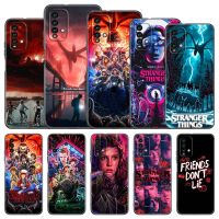 Stranger Things Phone Case For Xiaomi Redmi Note 11 10 9 8 T Pro 10S 5G 9A 9C 9S Soft TPU Black Cover Coque Funda