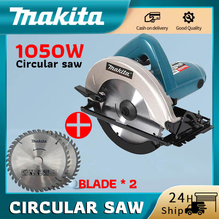 Makita Electric Circular Saw 7" 1050W Original Carpentry Carpenter Tools Wood Cutting Power