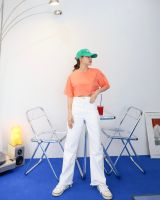 newlooksbkk GPJ06 raight white jeans กางเกงยีนส์ขายาว เอวสูง ทรงขาตรง เนื้อผ้าดี รุ่นนี้เก็บทรง สวยมาก รับรองไม่ผิดหวังค่ะ