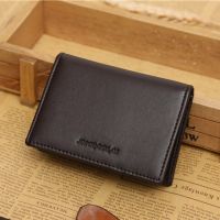 COD KKW MALL RFID Wallet Men Small Bifold Faux Leather Pocket Money ID Credit Card Holder