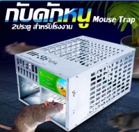 กับดักหนู Mouse trap กับดักหนู ที่ดักหนู ยาว30ซม.xกว้าง22ซม.xสูง15ซม.รุ่น: 2ประตู สำหรับโรงาน-บ้านที่มีหนูเยอะ