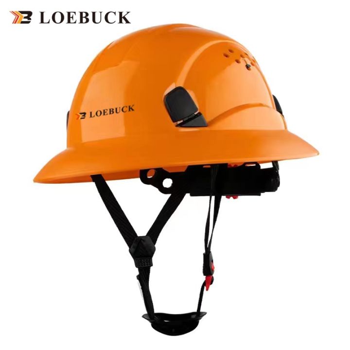 loebuck-หมวกนิรภัยพร้อมหุ้น-topi-keselamatan-kledar-กว้างเต็มปีกแข็งที่มีน้ำหนักเบาที่มีความแข็งแรงสูงทำงานหมวกก่อสร้างรถไฟโลหะเหมืองแร่เหมือง