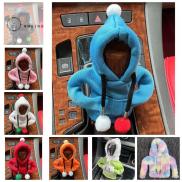 ANSINE Handle Protective Gear Shift Hoodie Cover Splicing Style Shift Knob