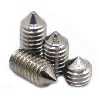 M2 M2.5 M3 M4 M5 M6 M8 M10 M12 304 Stainless Steel DIN914 Hex Hexagon Socket set Screw Cone Point Grub Screw Fasteners