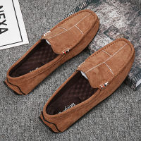 Casual Shoes Men Formal Business Mens Flats Leather Loafers Moccasins Trend Fashion Loafers Brogue Shoes Comfy Non-Slip