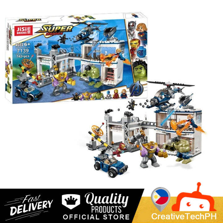 Lego Bricks Jisi 7139 SuperHeroes Compound Battle | Lazada PH