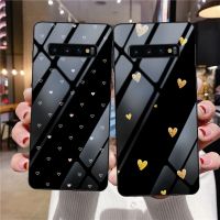 Love Heart Glass Phone Case for Samsung Galaxy S22 Ultra S10 Plus S20 S21 FE Note 20 10 Lite S9 9 8 S8 S10e Protection Shell