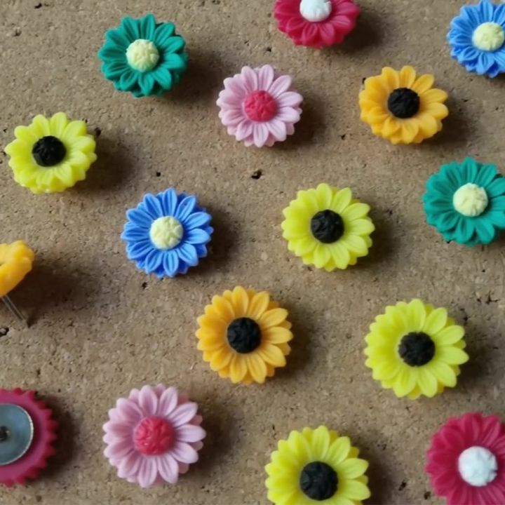 1box-sun-flower-shape-thumbtack-push-pins-thumb-tacks-notice-board-cork-board-paper-photo-wall-pins-sationery-office-supplies