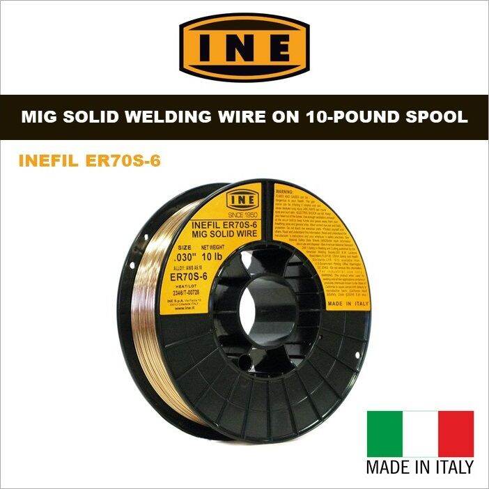 INE INEFIL ER70S6 Mig Solid Welding Wire, 10pound Lazada PH