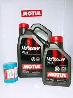 MOTUL  Multipower Plus 5W-30 4+1ลิตร  แถมฟรี กรองน้ำมันเครื่อง HONDA  ทุกรุ่น **แท้ศูนย์**