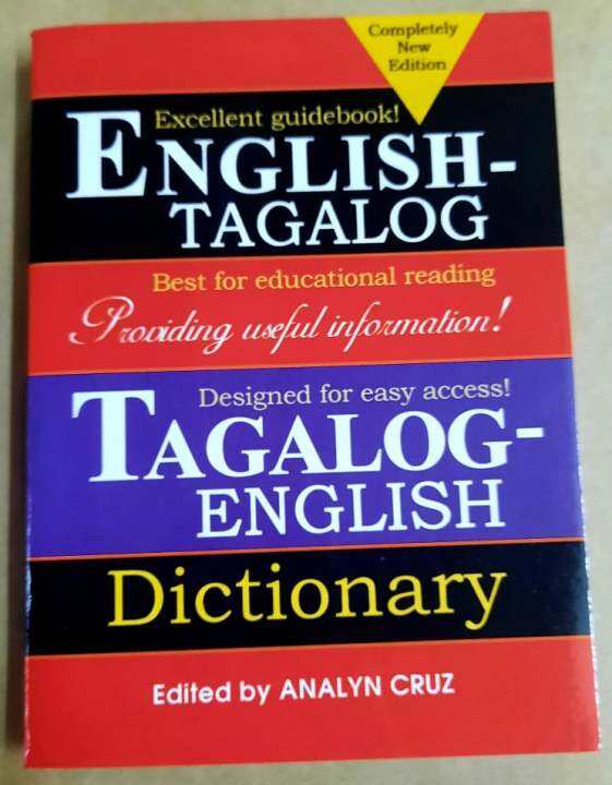 BIG ENGLISHTAGALOG DICTIONARY (480 PAGES) Lazada PH
