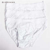 GIORDANO กางเกงในชาย ผ้าฝ้าย100% ขอบเอวยางยืด 01174038 vbn