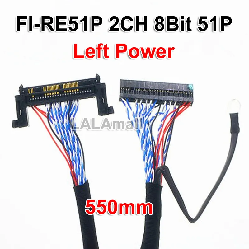 Electronic Components 51P 2CH 8-bit LVDS High Score 51 Pin FFC Screen Line  for LG Left Power Supply