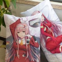 Decorative Darling in The FRANXX Pillow Cover Anime Characters Zero Two Hugs Body Pillowcase