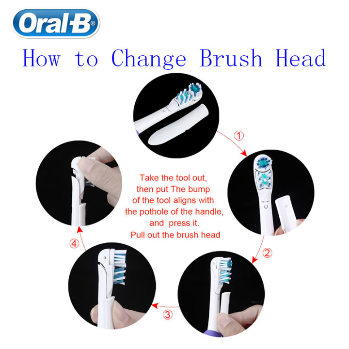 การเปลี่ยนหัวแปรงสีฟัน-oral-b-สำหรับ-cross-action-แปรงสีฟันไฟฟ้าแบบใช้แบตเตอรี่หัวแปรงขนนุ่มจากเยอรมนี