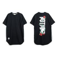 unisex NOTHING ROSE BLACK LONG TEE เสื้อยืด แนวสตรีท GRIMYTH