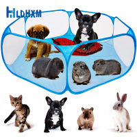 Hldhxm Dog Game Fence Kitten Playpen Playground Small Animal Delivery Room Cat Tent Folding Outdoor Indoor Sports Cage