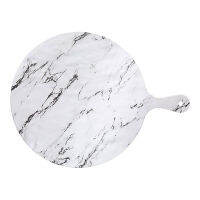 KitchenCraft Serving Board Paddle Round Melamine Marble Effect ถาดเสิร์ฟอาหาร รุ่น KCSMPLATMBL42