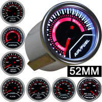 52มม. Led สีขาวรถ Tachometer Rpm Meter Air การใช้เกจ Boost Gauge Bar Psi อุณหภูมิน้ำน้ำมัน Temp Oil Press Gauge Sensor EGT