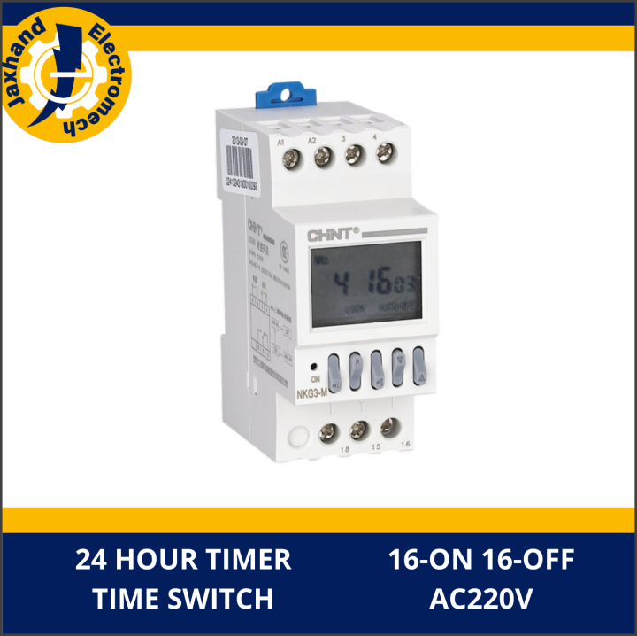 Chint Time Switch 24 Hour Timer AC220V Lazada PH