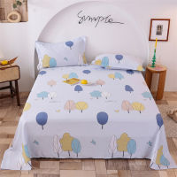 1pc 100 Pure Cotton Flat Sheet Single Double Queen King Size Cartoon Printed Top Bed Sheets Soft Linens (Pillowcase Need Order)