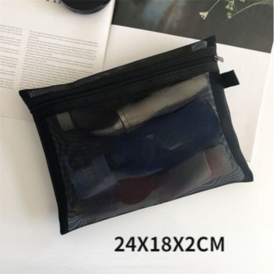 2022 Make Up Pouch Large Toiletry Beauty Case Storage Female Portable Makeup Bag Women Mesh Cosmetic Bag