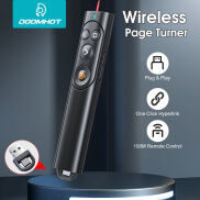 DoomHot Wireless Presenter Presentation Clicker Page Turning Pen Laser