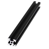 2PCS Black 2020 Aluminum Profile European Standard Linear Rail Aluminum Profile Extrusion for DIY 3D Printer Workbench CNC 400mm Hand Tool Parts Acces