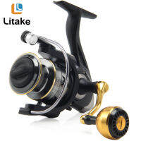 Lure Spinning Fishing Reel อัตราทดเกียร์5.2:1 Long Range Casting Ultra-Light Fishing Reel สำหรับน้ำทะเลน้ำจืด