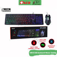 OKER(ชุดคียบอร์ดเม้าท์)Set Combo(2IN1)Keyboard &amp; Mouse รุ่นKM-6120(ประกัน1ปี)-APP Solution