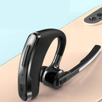 Wireless Bluetooth v5.0 Mono Headset Earphones Driving Headset, 200H Standby Time, Hands-free for Calling