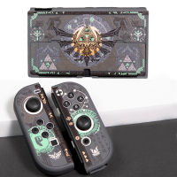 PC Matte Hard Cover Crystal Shell ตัวป้องกันด้านหลังแบบเต็มสำหรับ Nintendo Switchns Oled Joy-Con Controller เกมป้องกัน Skin Case