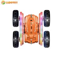 RC Cars Stunt Car Toy 360 Rotating Electric Toy Car Double-Sided Driving RC Racing Car with Colorful LED Lights Antiskid Gifts for Boys and Girls