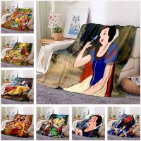 Cartoon Disney Fairy Tale Snow White Flannel Blanket Background Sofa Office Nap Air Conditioning Soft Can Be Customized 4