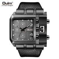 【hot seller】 Oulm big dial quartz watch men leisure square manufacturer wholesale belts personality of foreign trade