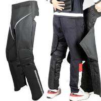 Winter Motorcycle Windproof Pants Fall-proof Motorcycle Riding Skating Thermal Equipment Detachable Trousers Quick-release Pants