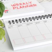 2-In-1 Tearable Weekly Planner Calendar Waterproof Cover 50 Sheets Dated Pages To-Do-List Pad Business Schedule Notepad