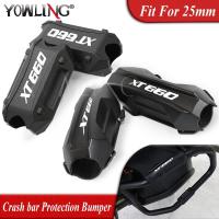 25mm For YAMAHA XT660X XT660R XT660XR XT660Z XT660E TENERE Motorcycle Engine Crash Bar Protector Bumper Decorative Guard Block