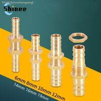 ☬♦▧ ID Pipe 6mm - 25mm Hose Barb Bulkhead Brass Barbed Tube Pipe Fitting Coupler Connector Reduce Straight Adapter For Fuel Gas Wate