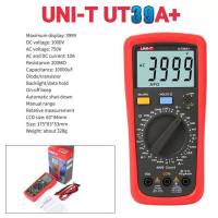 UNI-T UT39A+ Digital Multimeter จอ LED มิเตอร์วัดไฟดิจิตอลมัลติมิเตอร์ มิเตอร์ดิจิตอล เครื่องมือวัดไฟเครื่องทดสอบกระเเส