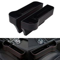 gthrrftdb Car Seat PU Storage Box Brown Black Car Interior Organizer Space Saver PU Leather High Capacity Boxer Auto Accessories