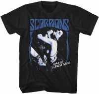 2022 Scorpion เยอรมัน Rock Band First Sting เสื้อยืดสำหรับผู้ใหญ่สีดำ